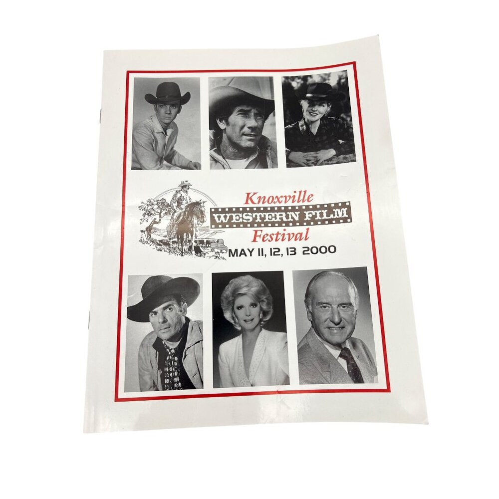 Knoxville Western Film Festival Program May 2000 Classic Western Movie Stars